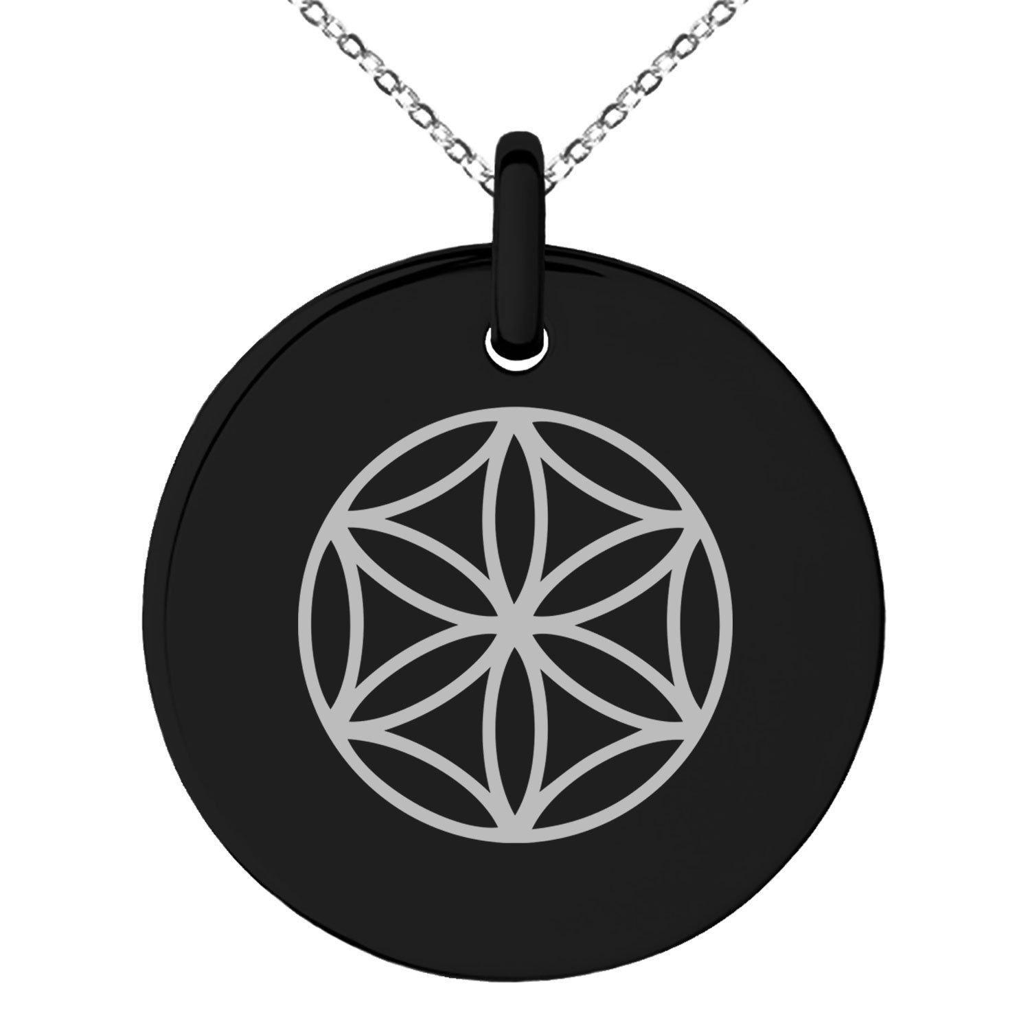 Greek Goddess Small Medallion Circle Charm Pendant Necklace - Elegant Gold-Tone Jewelry for Women, Perfect for Everyday Wear, Date Nights & Special Occasions