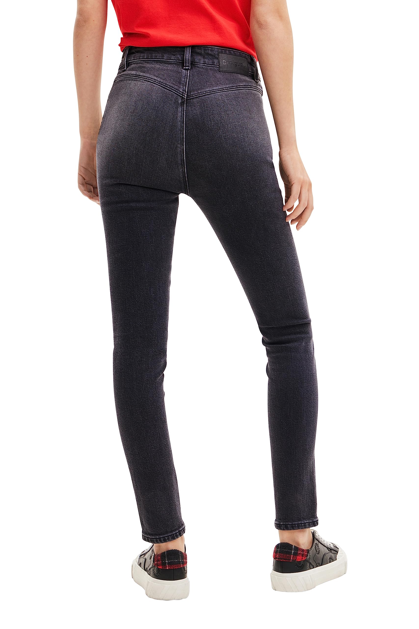 Desigual Women's Push-Up Skinny Jeans - High Waist Stretch Denim Pants for Slimming & Comfort | Perfect for Casual Outfits, Date Nights & Office Wear
