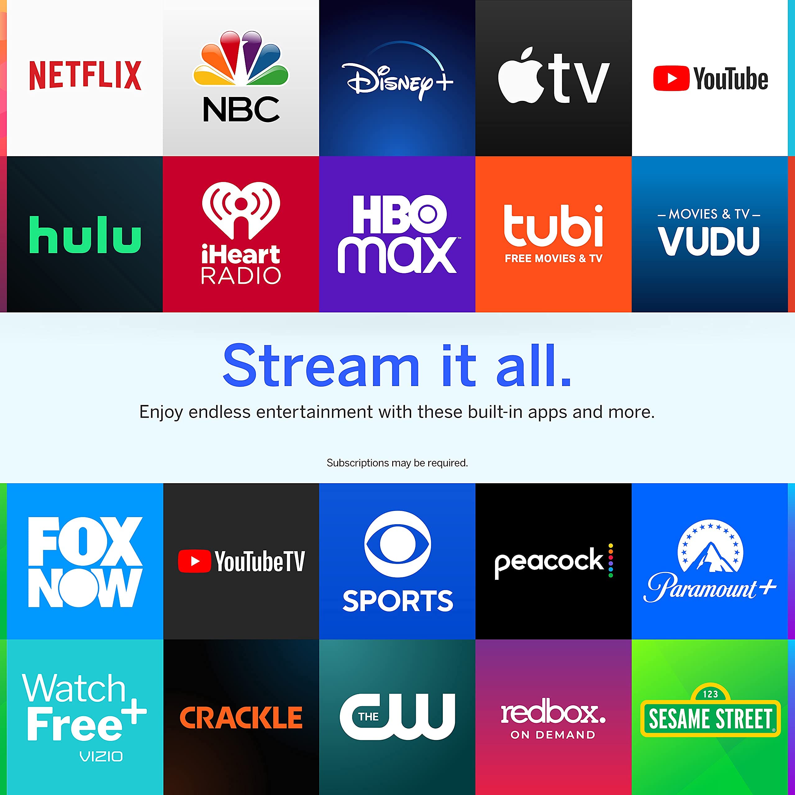43-Inch VIZIO 4K UHD HDR Smart TV with AirPlay & Chromecast | Dolby Vision, Gaming Mode | 2021 Renewed Model - Perfect for Home Theater, Gaming & Streaming Entertainment