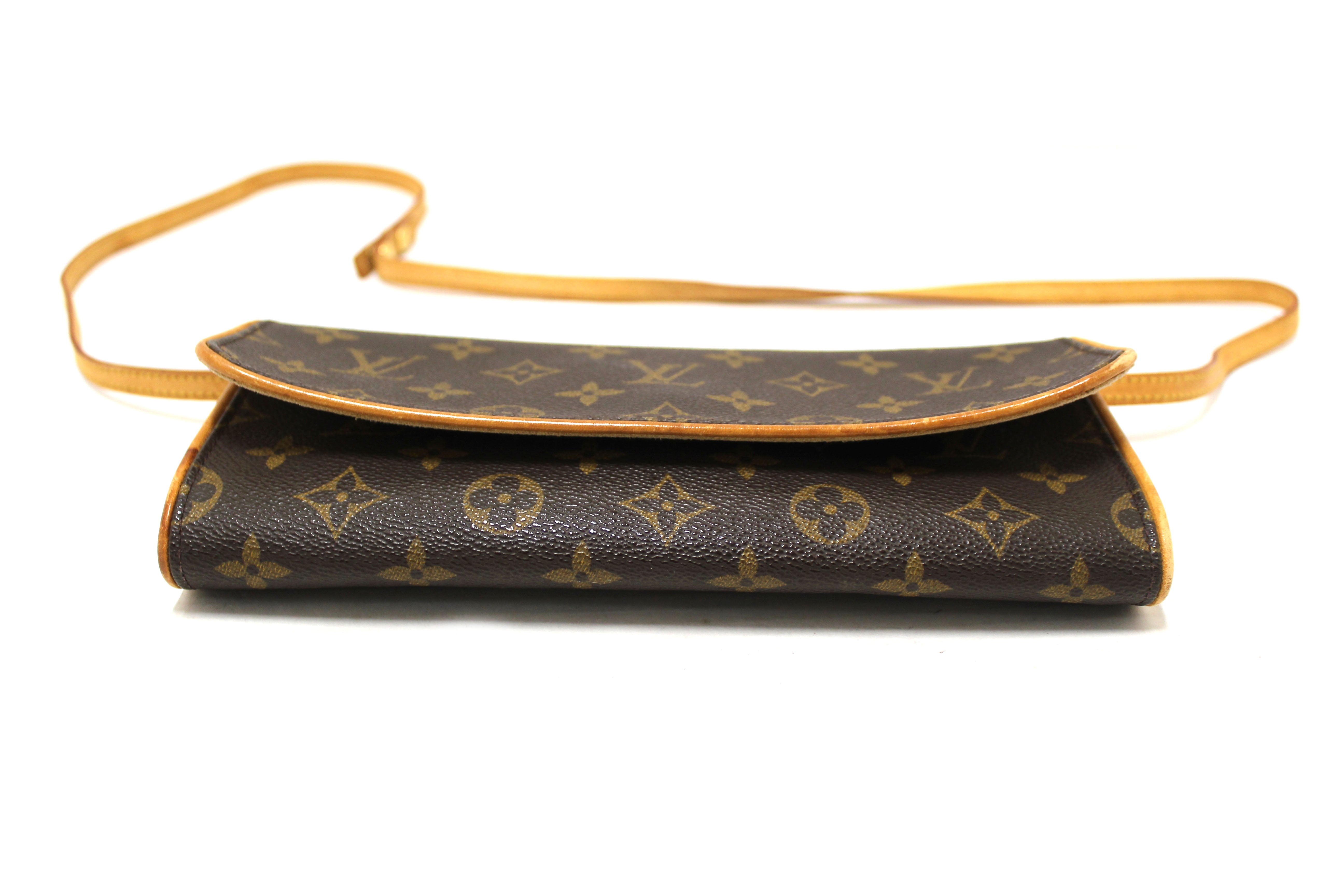 Authentic Louis Vuitton Monogram Pochette Twin GM Crossbody Bag - Luxury Designer Handbag for Women, Perfect for Date Night, Parties & Travel Accessories