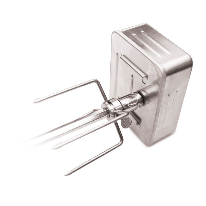 Heavy Duty American Made Grill Rotisserie Kit - 100 lb Capacity Motor for 36