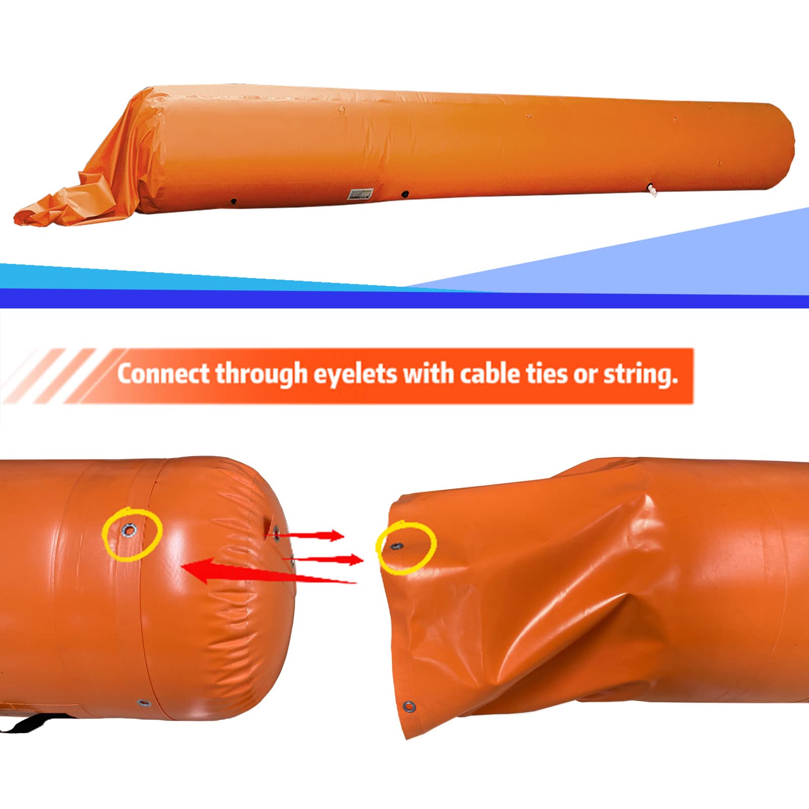 Heavy Duty PVC Water Filled Flood Control Barrier - 200