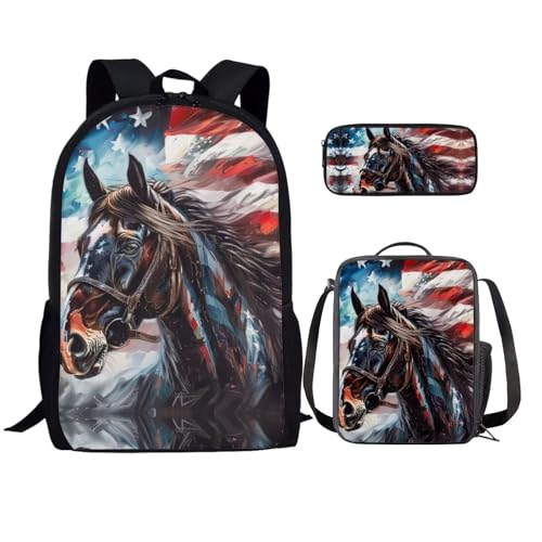 American Flag Horse