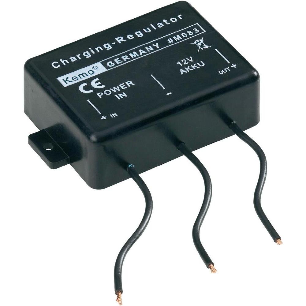 12V Car Battery Charge Controller - Automatic Monitoring & Recharging System for Vehicles, Boats & RVs - Black (Perfect for Road Trips, Marine Use & Off-Grid Power)