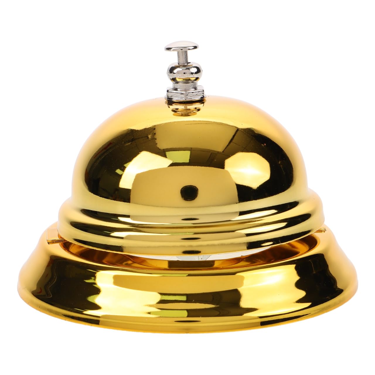 Classic Customer Service Desk Bell - Clear Ringing Reception Bell for Restaurants, Hotels & Offices - Perfect for Front Desk, Counter Service & Kitchen Alerts