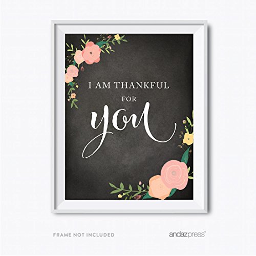 Party Sign I Am Thankful for You