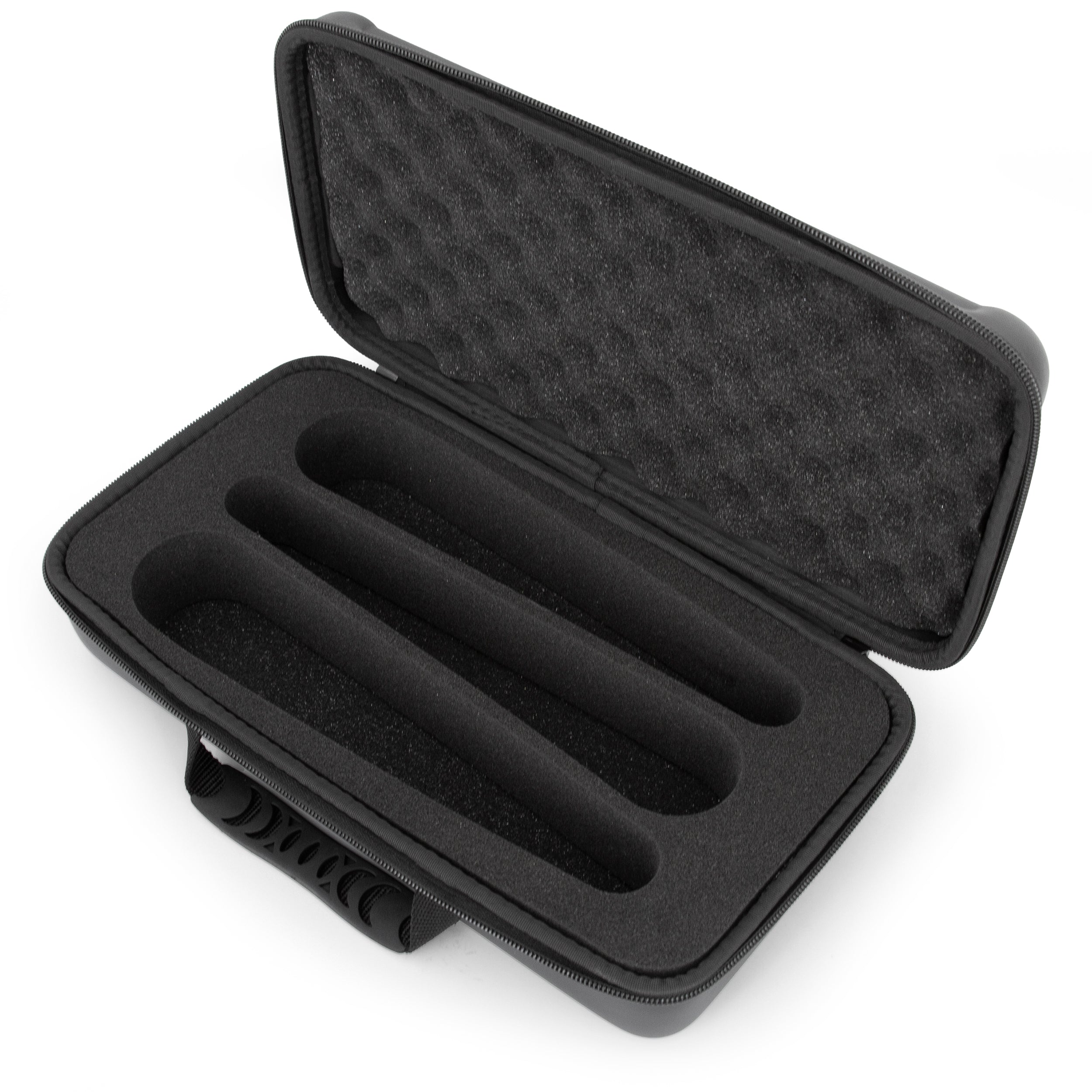 CASEMATIX Wireless Microphone Case for Sennheiser & Shure - Portable Storage for 3 Wireless Mic Systems | Perfect for Studio, Live Performances & Travel