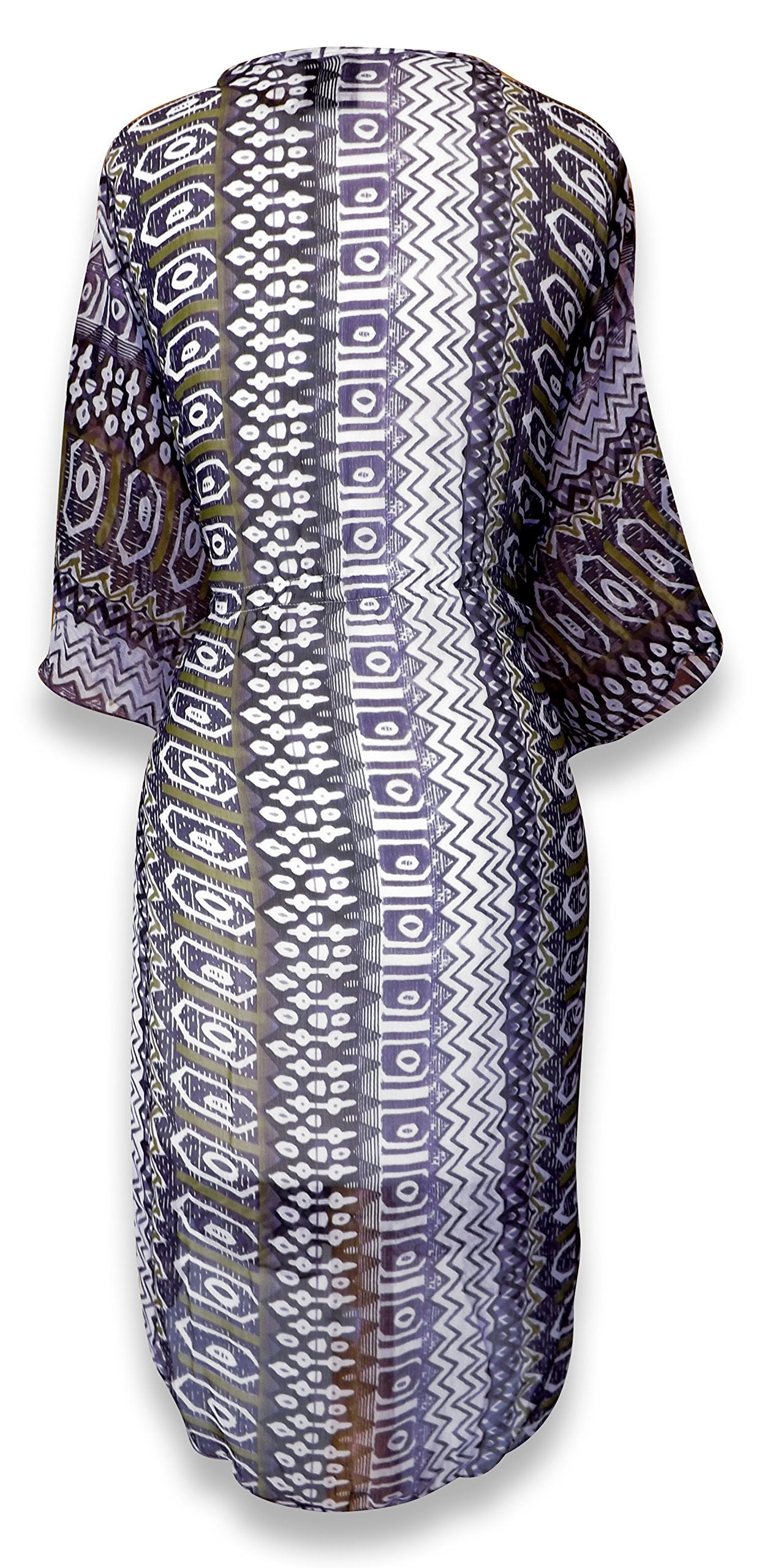 Women's Summer Tunic Tops - Flowy Caftan Cover Up Dress for Beach, Vacation & Casual Wear | Lightweight Loose Fit Shirt Dress for Women