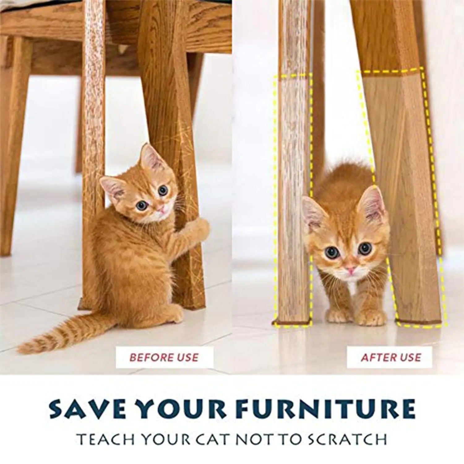 Cat Furniture Protector - Scratch Proof Sofa Cover for Cats - Durable Pet Couch Protector for Indoor Use - Perfect for Living Room, Bedroom & Pet-Friendly Homes