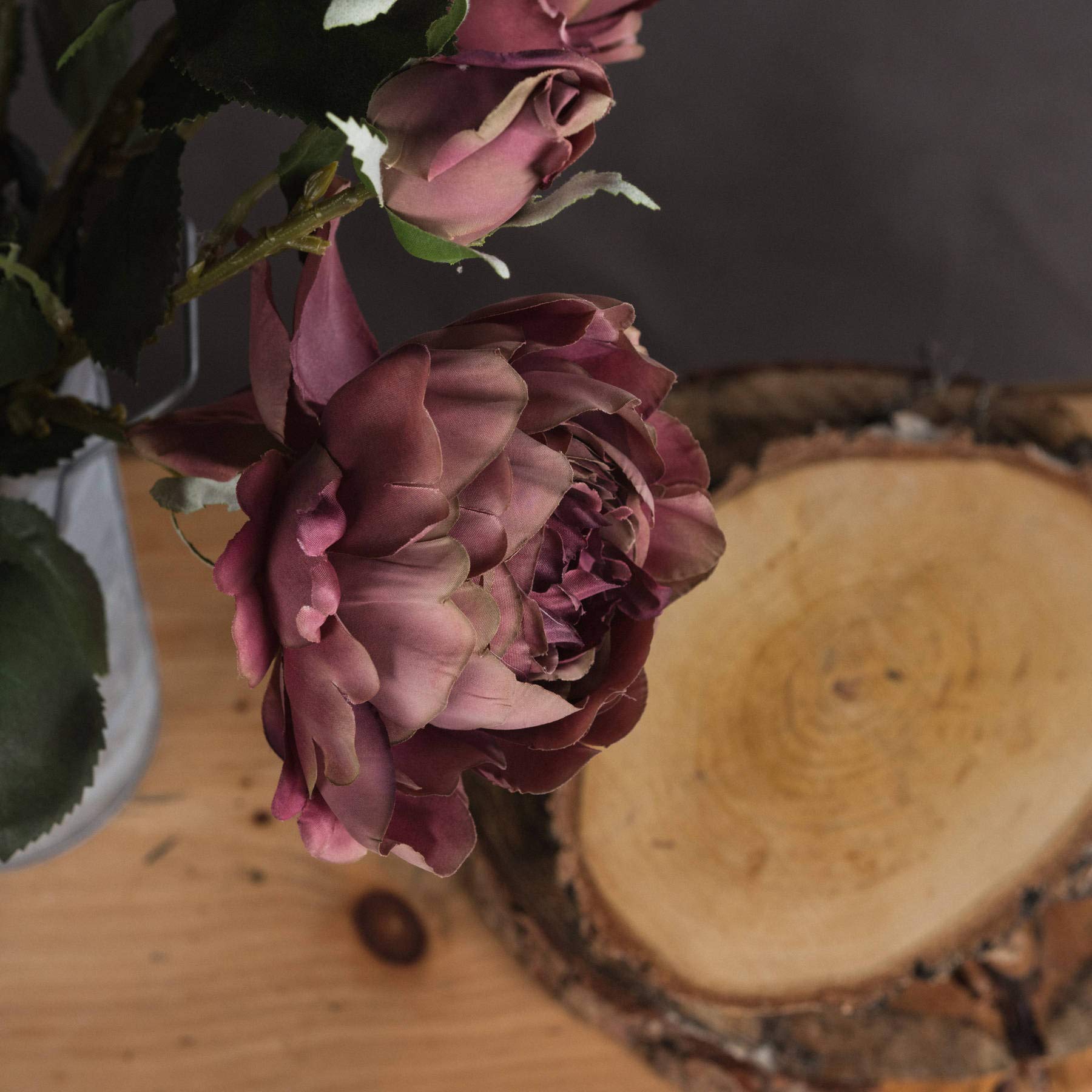 Premium Dusty Pink Spray Rose Peony Bouquet - Fresh Cut Flowers for Weddings, Home Decor & Special Occasions