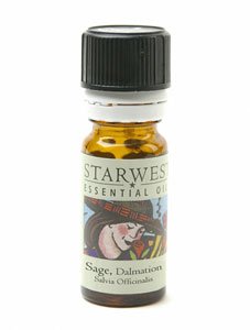 Pure Sage Essential Oil for Aromatherapy, Relaxation & Skin Care - 100% Natural Therapeutic Grade for Diffusers, Massage & DIY Beauty