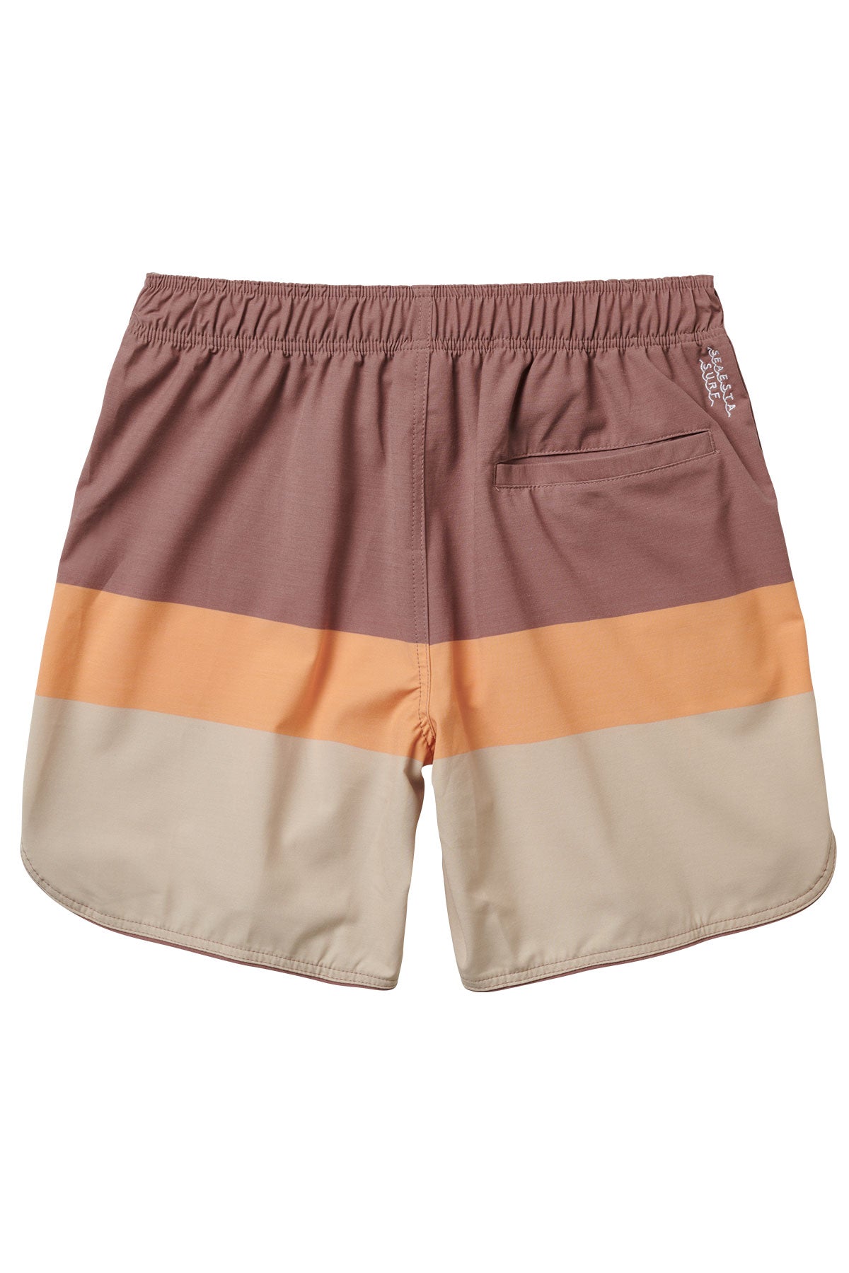 Men's Quick-Dry Swim Boardshorts - Triple Scoop Caramel Color - Perfect for Beach, Pool & Water Sports