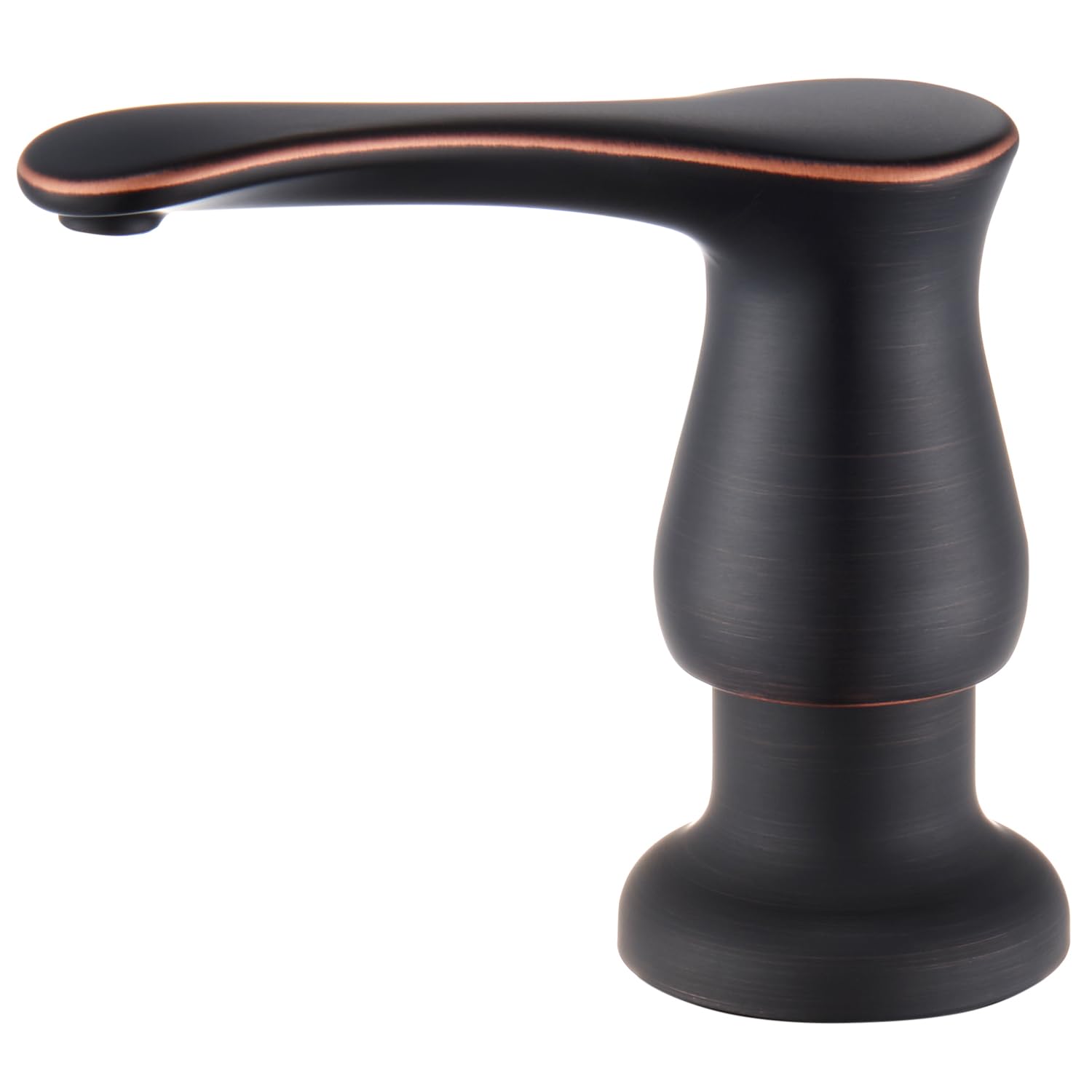 GAGALIFE Oil Rubbed Bronze Kitchen Sink Soap Dispenser - 13 OZ Built-In Top Refillable Liquid Soap Dispenser for Kitchen, Bathroom, and Laundry Room