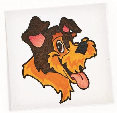 72 Pcs Puppy Dog Temporary Tattoos for Kids - Fun Party Favors, Birthday Gifts & School Rewards | Safe & Washable Animal Designs for Children's Events