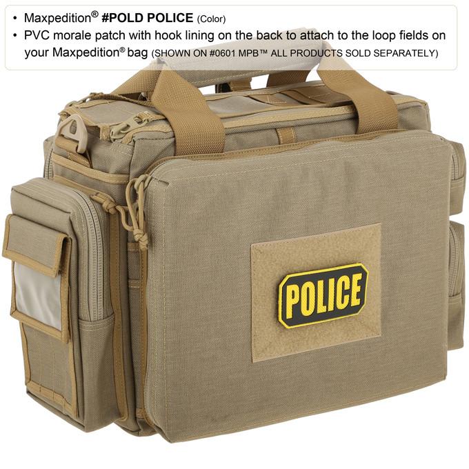 Police Morale Patch - Embroidered Badge for Law Enforcement Officers, First Responders & Military Personnel - Perfect for Uniforms, Backpacks & Tactical Gear