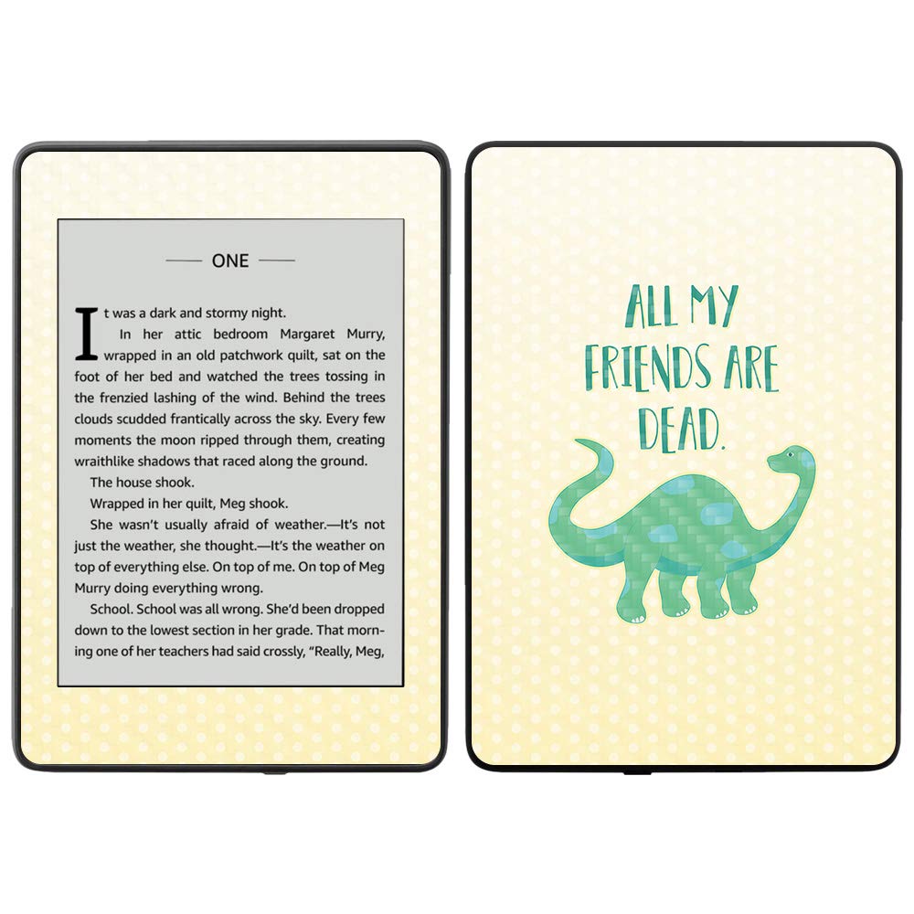 Premium Carbon Fiber Skin for Amazon Kindle Paperwhite 2018 (10th Gen) - Waterproof Case Cover with 