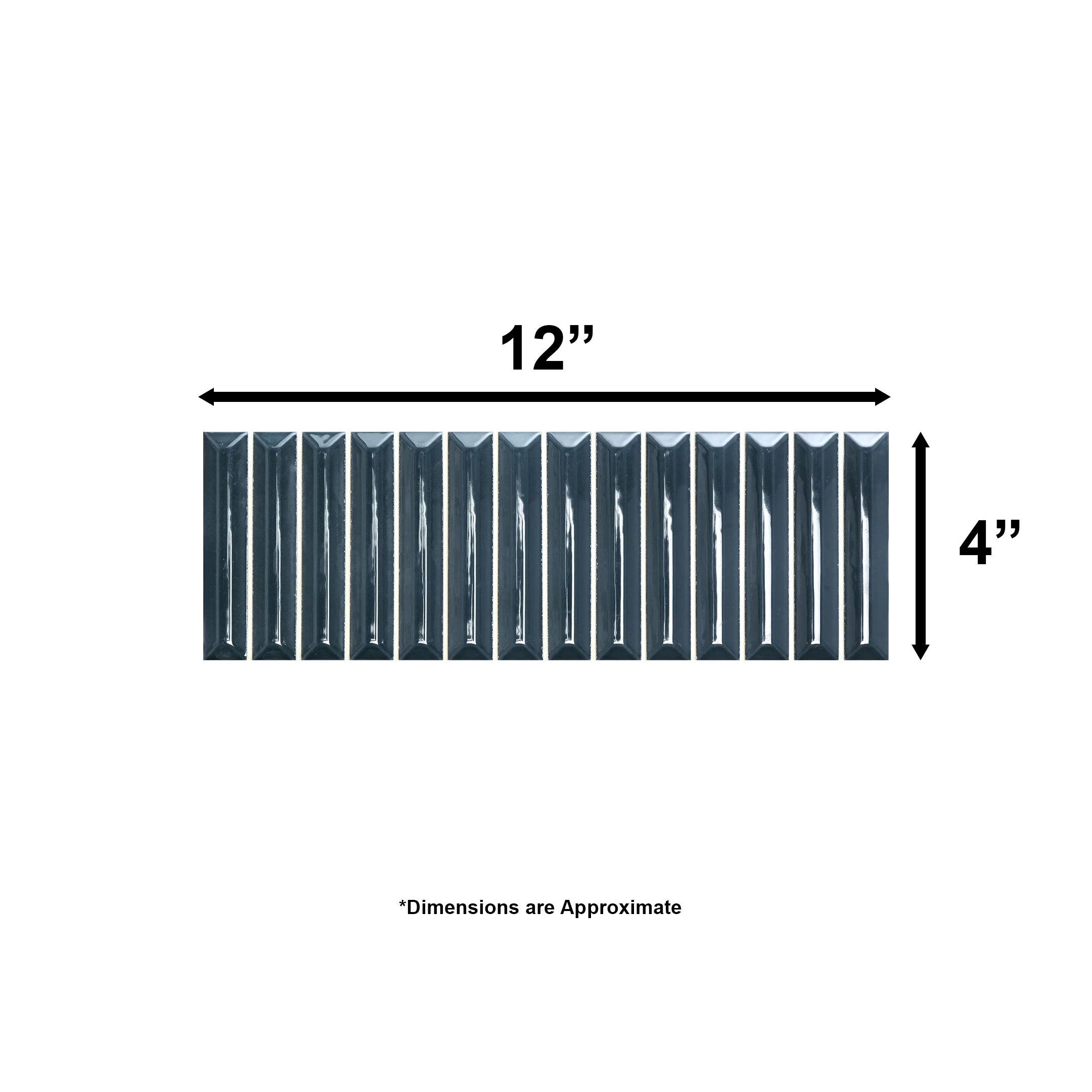 Premium Hashi Curve Kit Kat Fluted Wall Tile - Elegant Textured Ceramic Tiles for Modern Kitchen Backsplash & Bathroom Decor