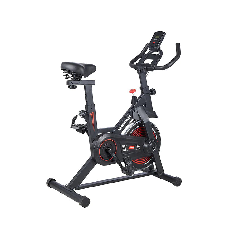 Best Indoor Exercise Bike for Home Workouts - Stationary Cycling Bike with Adjustable Resistance & LCD Display - Perfect for Cardio, Weight Loss & Fitness Training