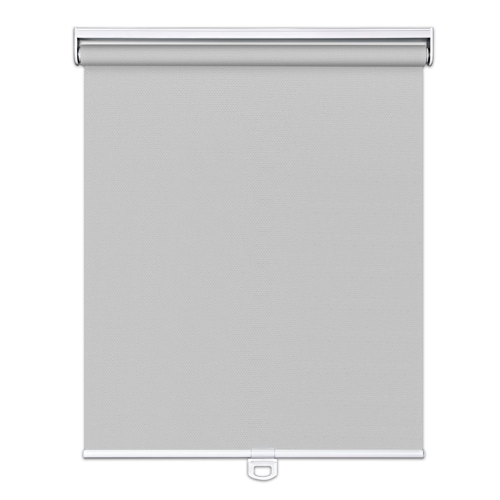 Blackout Roller Shades for Windows - Cordless Custom Blinds for Bedroom, Bathroom & Kitchen - Waterproof Light Blocking Window Coverings (28
