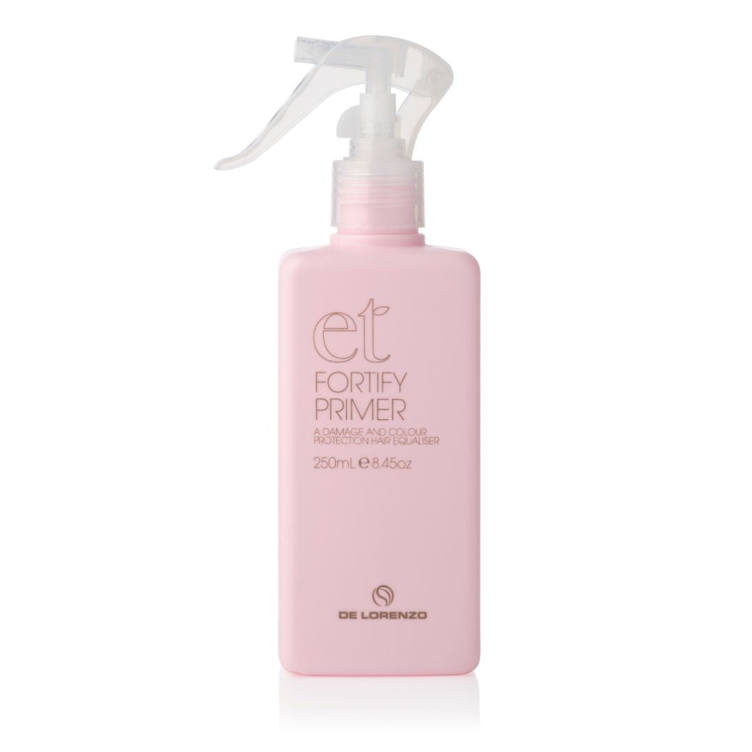 De Lorenzo Essential Treatments Fortify Primer 250ml - Hair Strengthening & Repair Treatment for Damaged Hair - Perfect for Salon & Home Use