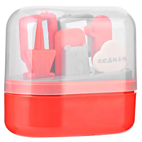 5-in-1 Baby Nail Care Kit with Clipper, Scissors, File & Tweezer - Safe Manicure Pedicure Set for Newborns & Toddlers in Clear Travel Case | Perfect for Home Use and Baby Care Essentials