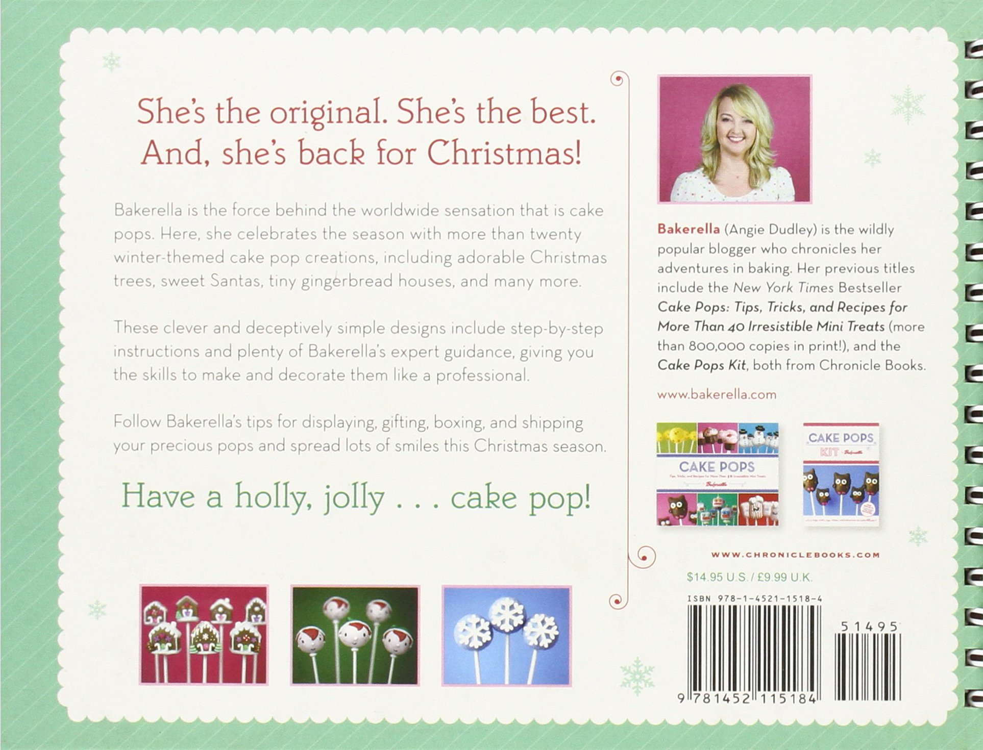 Delicious Christmas Cake Pops - Holiday Party Desserts, Festive Treats for Christmas Celebrations & Gifts