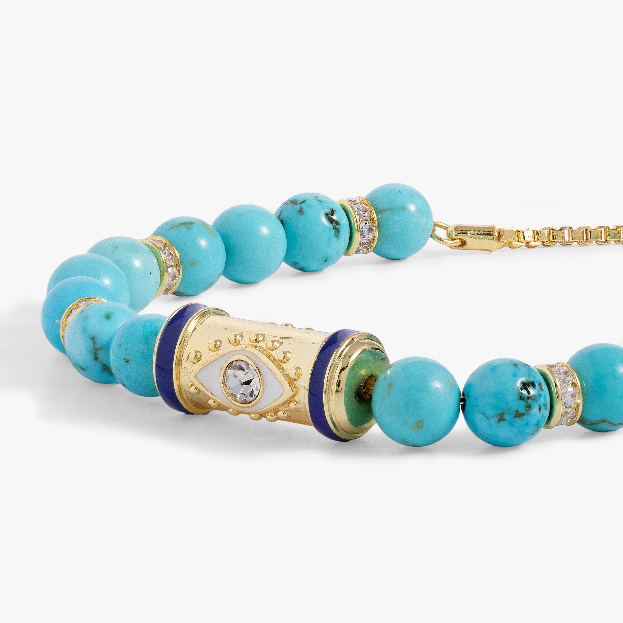 Evil Eye Bolo Bracelet for Women - Adjustable Protection Charm Jewelry for Good Luck & Positive Energy - Perfect for Everyday Wear, Gifts & Spiritual Healing