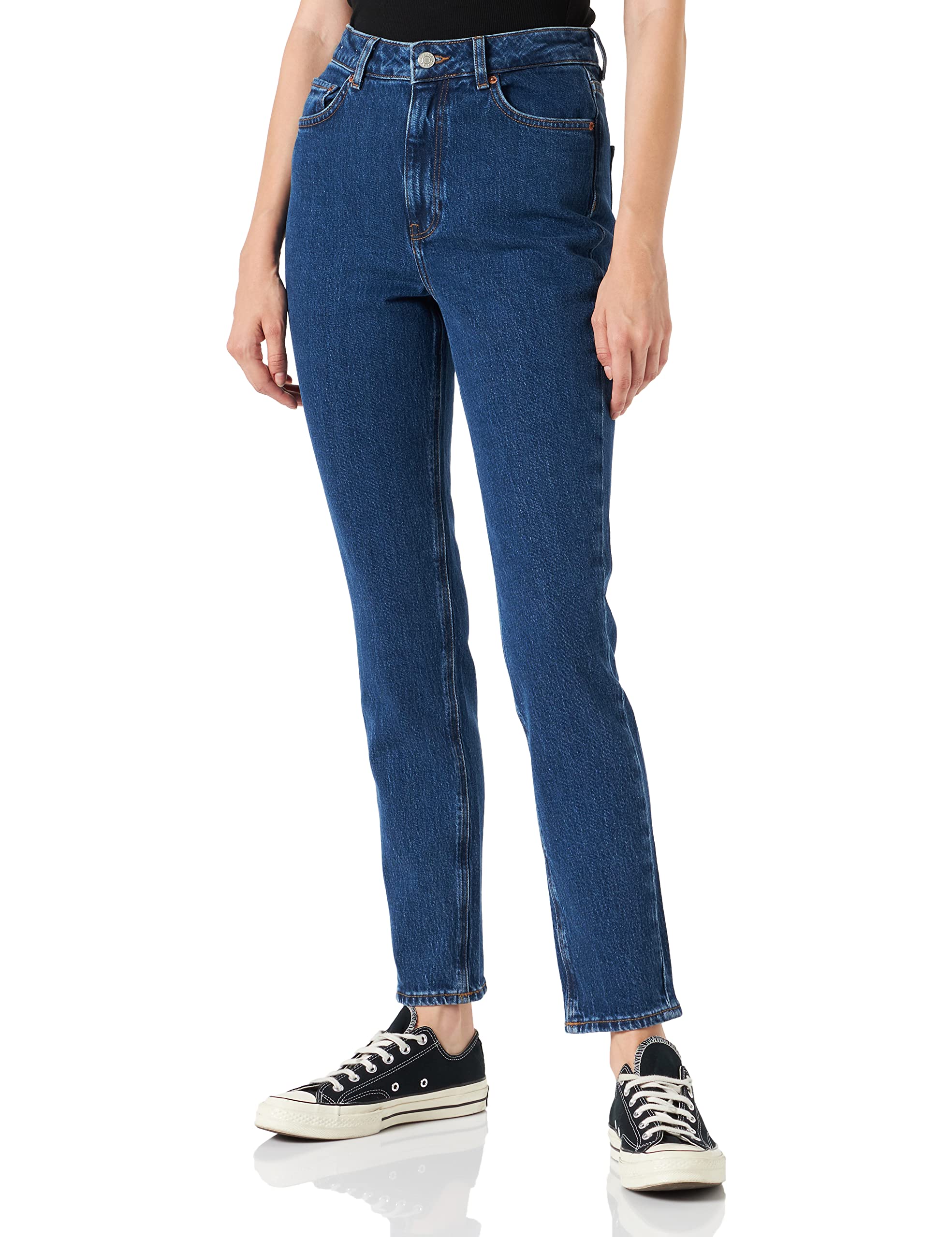 JJXX Women's High Waist Stretch Skinny Jeans - Comfortable Slim Fit Denim Pants for Casual Wear, Office & Night Out
