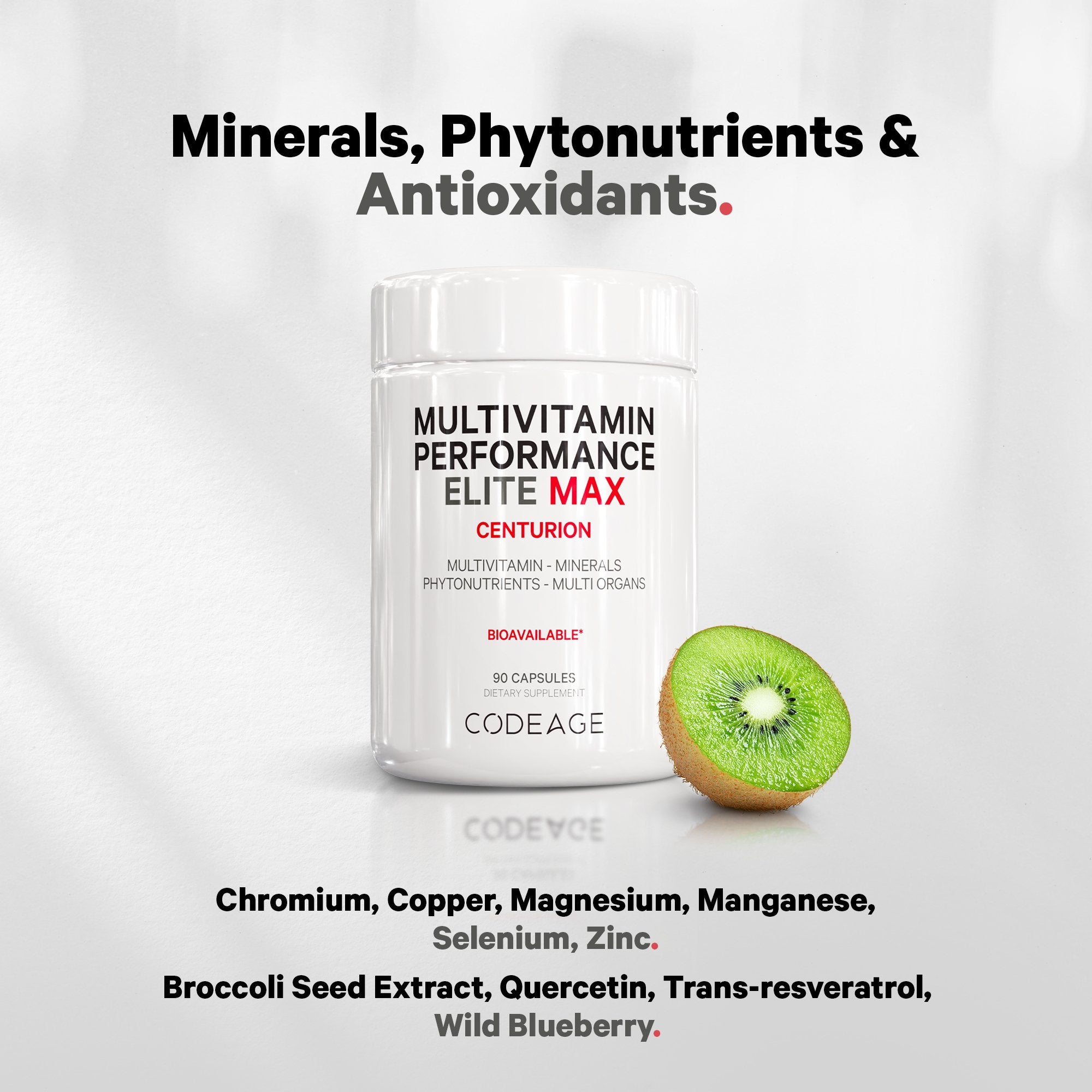 Codeage Multivitamin Performance Elite Max - Premium Daily Multivitamin Supplement for Men & Women - Supports Energy, Immunity & Overall Health - Ideal for Athletes, Fitness Enthusiasts & Busy Professionals