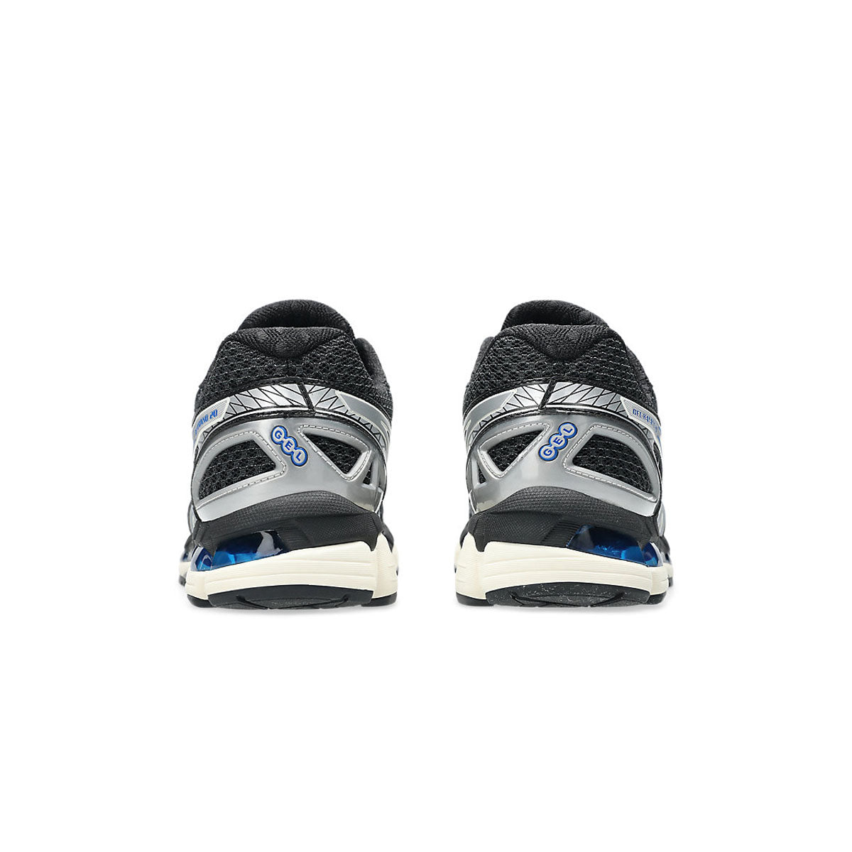 ASICS GEL-Kayano 20 Running Shoes for Men - Black/Pure Silver | Stability & Cushioning for Long-Distance Running, Jogging, and Gym Workouts