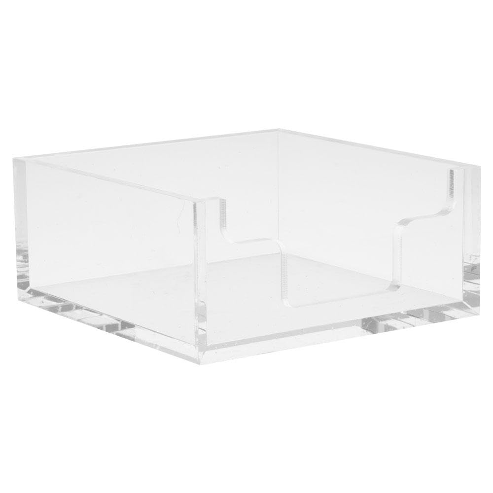 Dohobby Clear Acrylic Sticky Note Holder - Memo Pad Dispenser & Organizer for Office, Home, School - Perfect for Desk Organization, Productivity Tools, and Note-Taking Accessories