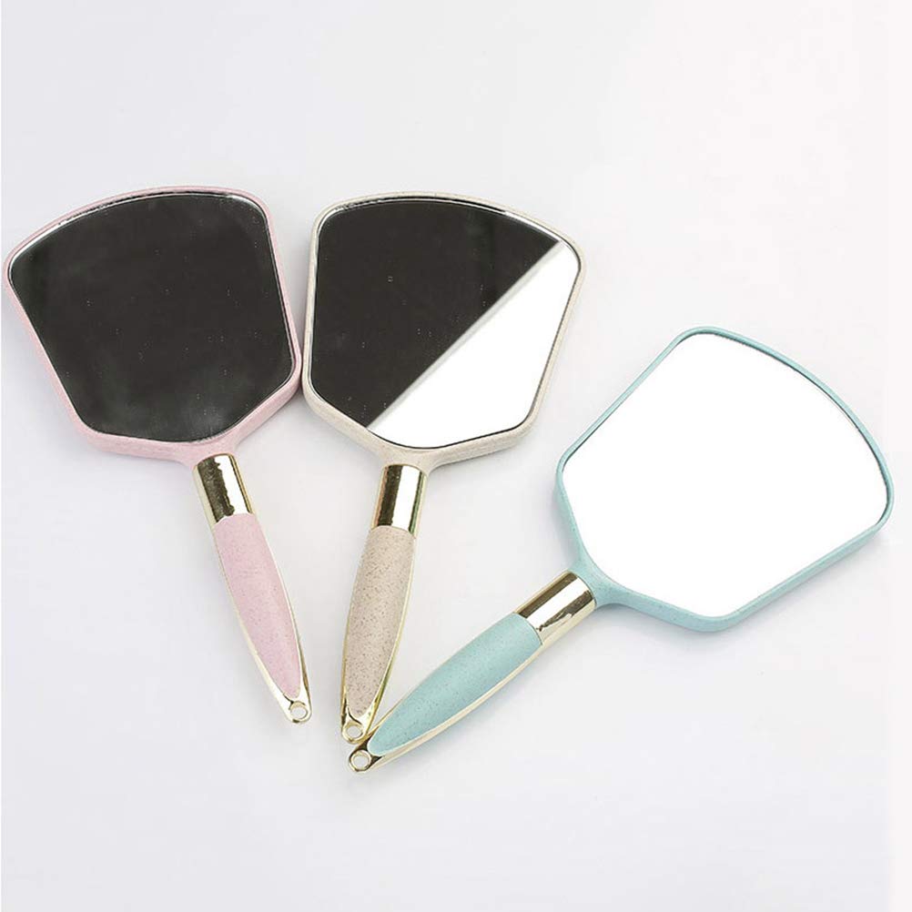 Portable Handheld Mirror for Makeup & Vanity - Wall Mounted or Tabletop Use - Perfect for Bathroom, Salon, and Travel