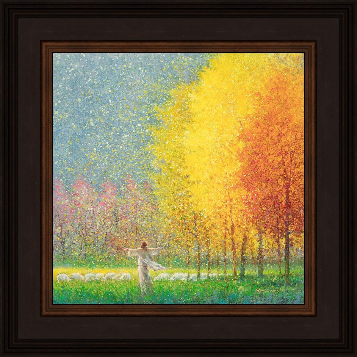 In His Glory by Yongsung Kim - Inspirational Christian Wall Art - Perfect for Home, Church & Office Decor