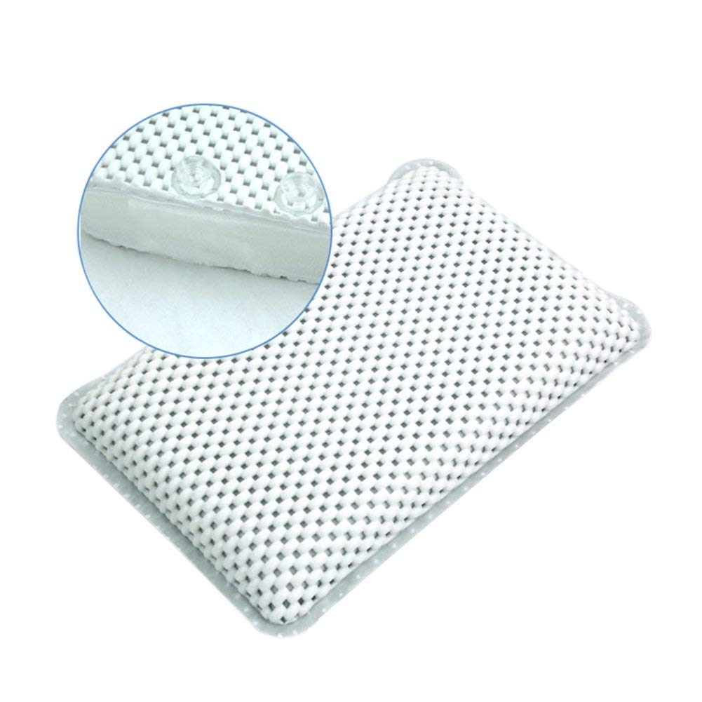 Bathtub Pillow with Suction Cups - Neck Support for Spa & Hot Tub Relaxation