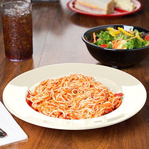 Dixie Café 16 oz Melamine Bowls - Set of 12, Durable & Lightweight BPA-Free Dishware for Restaurants, Cafes, and Outdoor Dining | G.E.T. B-1611-SDC