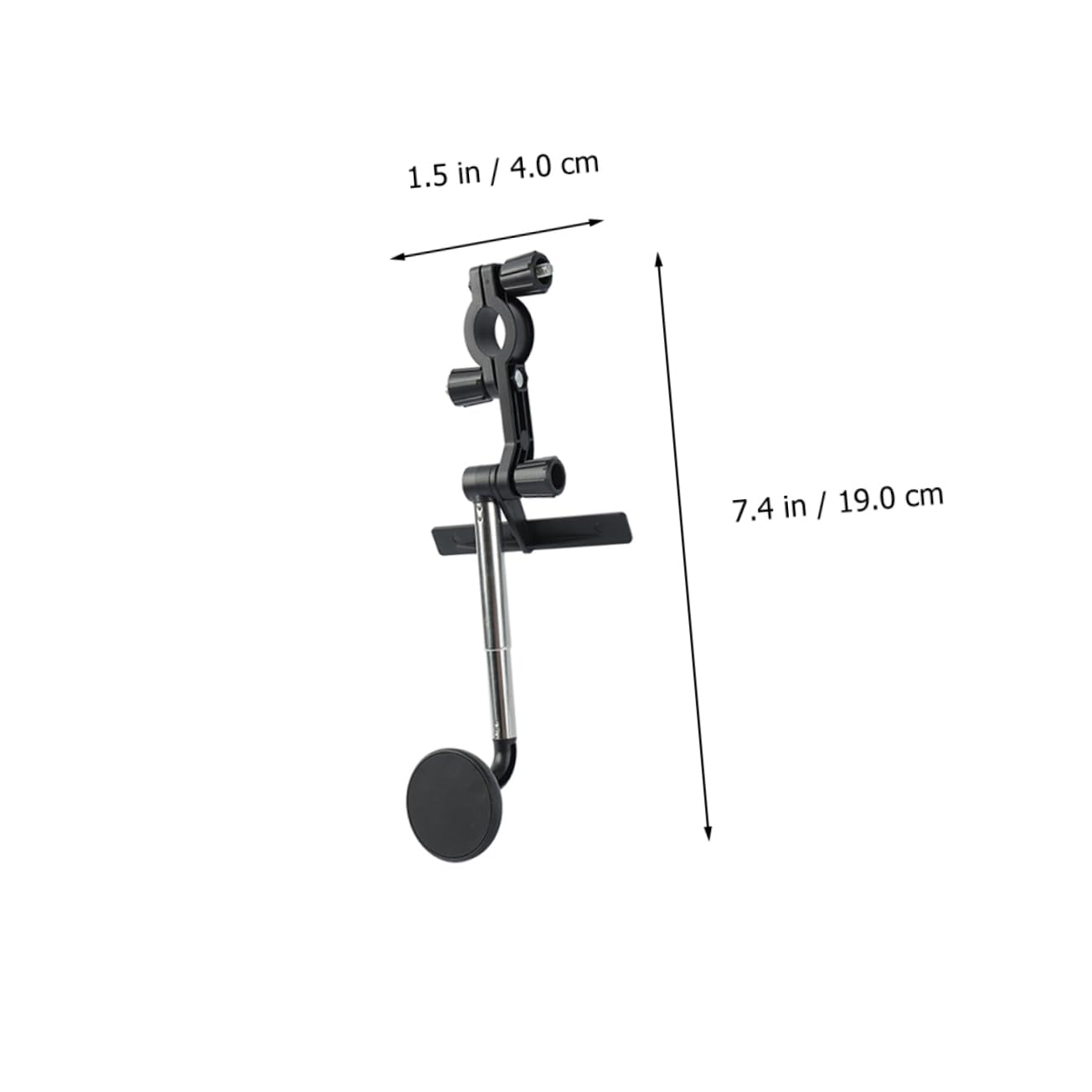 Magnetic Phone Holder for Car - Universal 1-Piece Mirror Phone Stand with Strong Magnet, Compatible with All Smartphones - Perfect for Hands-Free Navigation & Safe Driving