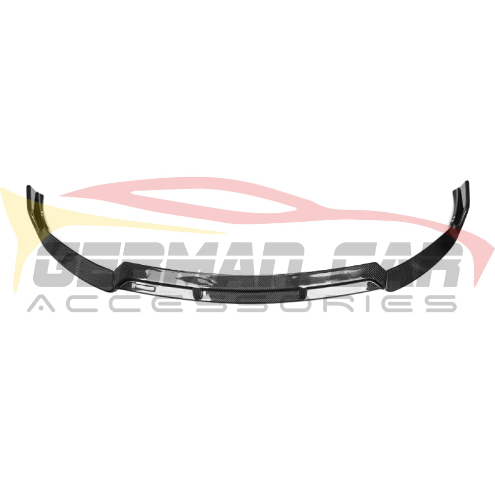 2015-2023 Mercedes Benz C Class W205 B Style Carbon Fiber Front Lip Spoiler - Aggressive Styling & Enhanced Aerodynamics for Street & Track Performance