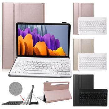 Samsung Galaxy Tab S7 11-inch (T870/T875) Detachable Slim Shockproof Bluetooth Keyboard Case - Perfect for Work, Study & Travel