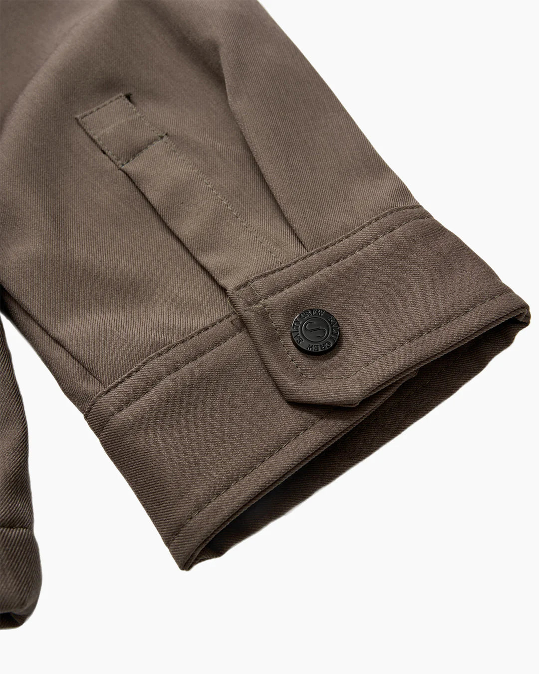 Salty Crew Fathom Shacket - Water-Resistant Flannel Shirt Jacket for Men | Outdoor Fishing & Casual Wear