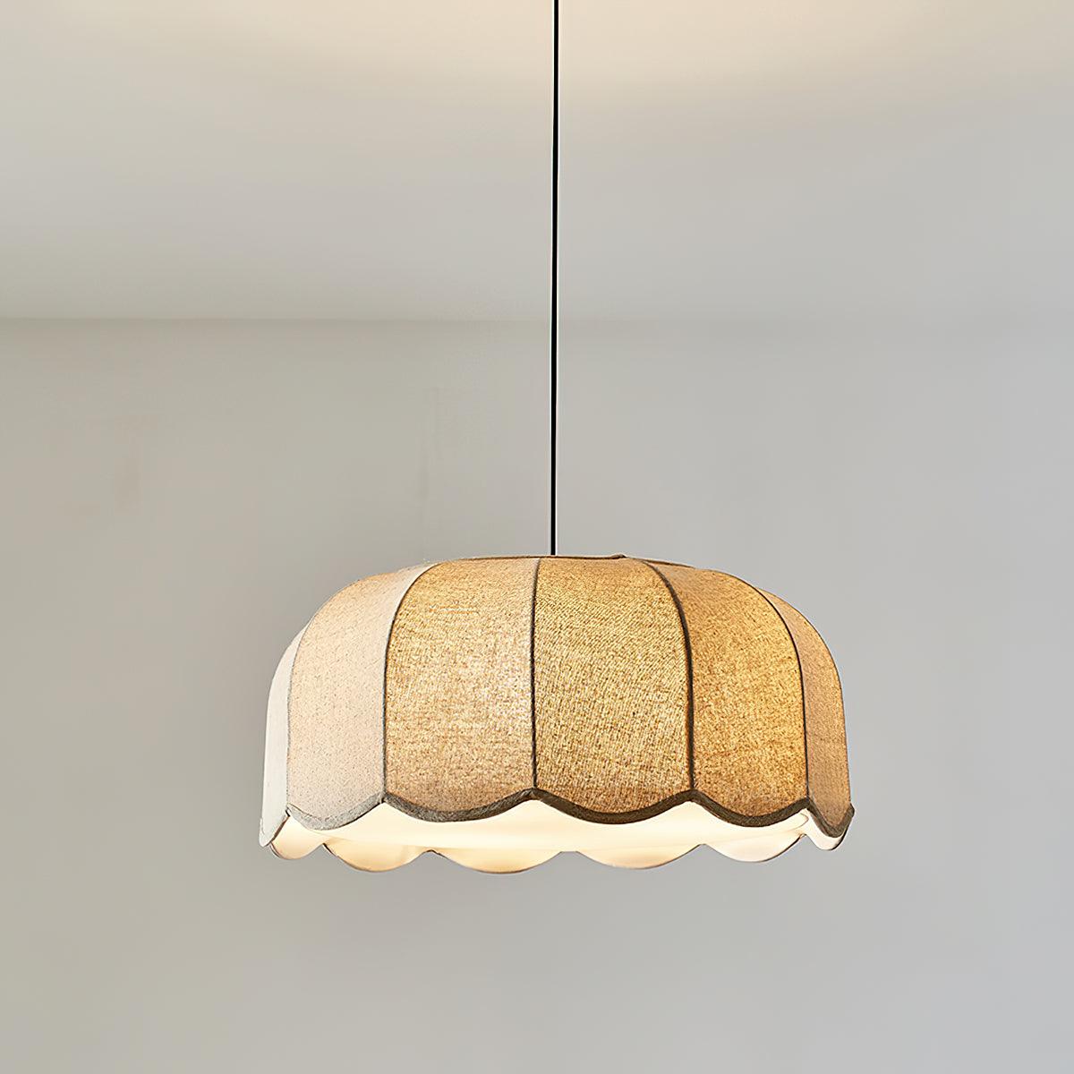 Handmade Banana Leaf Pendant Light - Natural Rattan Hanging Lamp for Boho Home Decor, Living Room, Bedroom & Patio Lighting