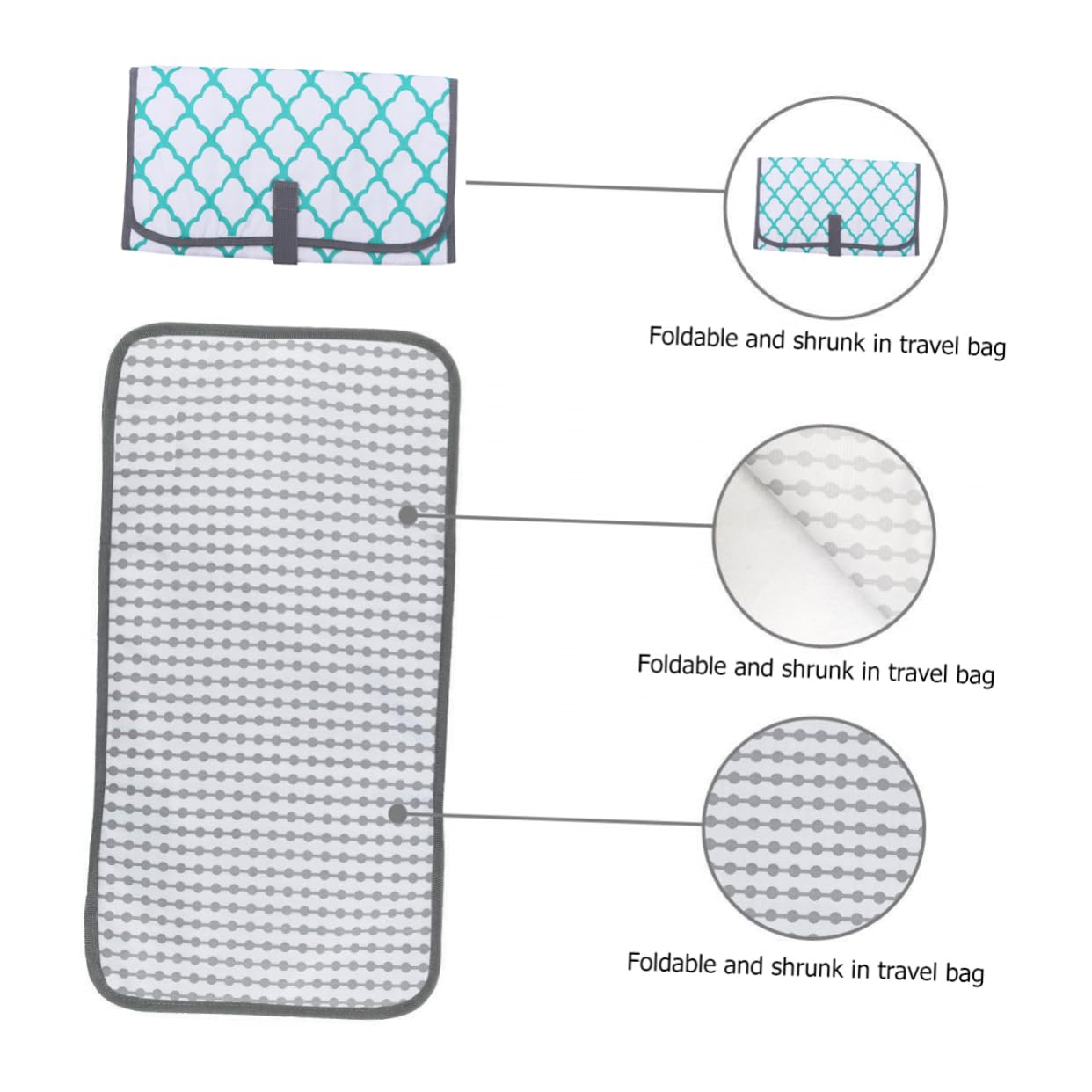 FAVOMOTO 2-Pack Portable Urinal Pad & Diaper Changing Mat - Waterproof, Reusable, Travel-Friendly for Adults, Babies & Pets - Ideal for Home, Hospital, Camping & Car Trips