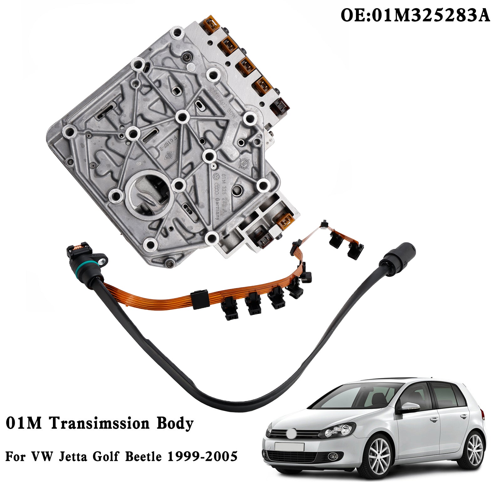 Volkswagen Jetta Golf Beetle 2.5L 2.0L Automatic Transmission Valve Body 01M325283A - Compatible with 2000-2010 Models, Perfect for Transmission Repair & Performance Upgrade