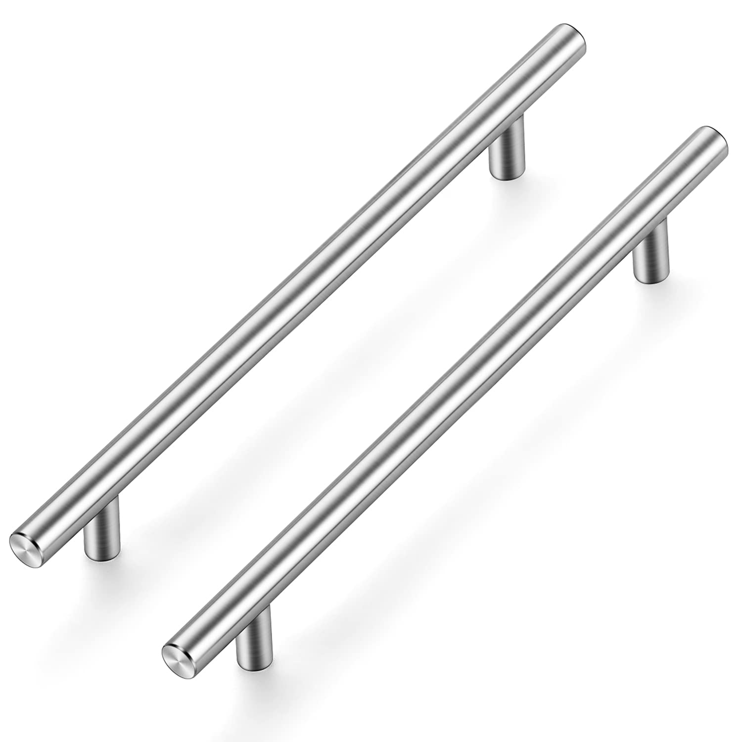 20 Pack 7-1/2 Inch Brushed Nickel Cabinet Handles - Modern Kitchen & Drawer Pulls Hardware for Cabinets, Dressers, Vanities - Durable & Stylish Upgrade for Home Renovation
