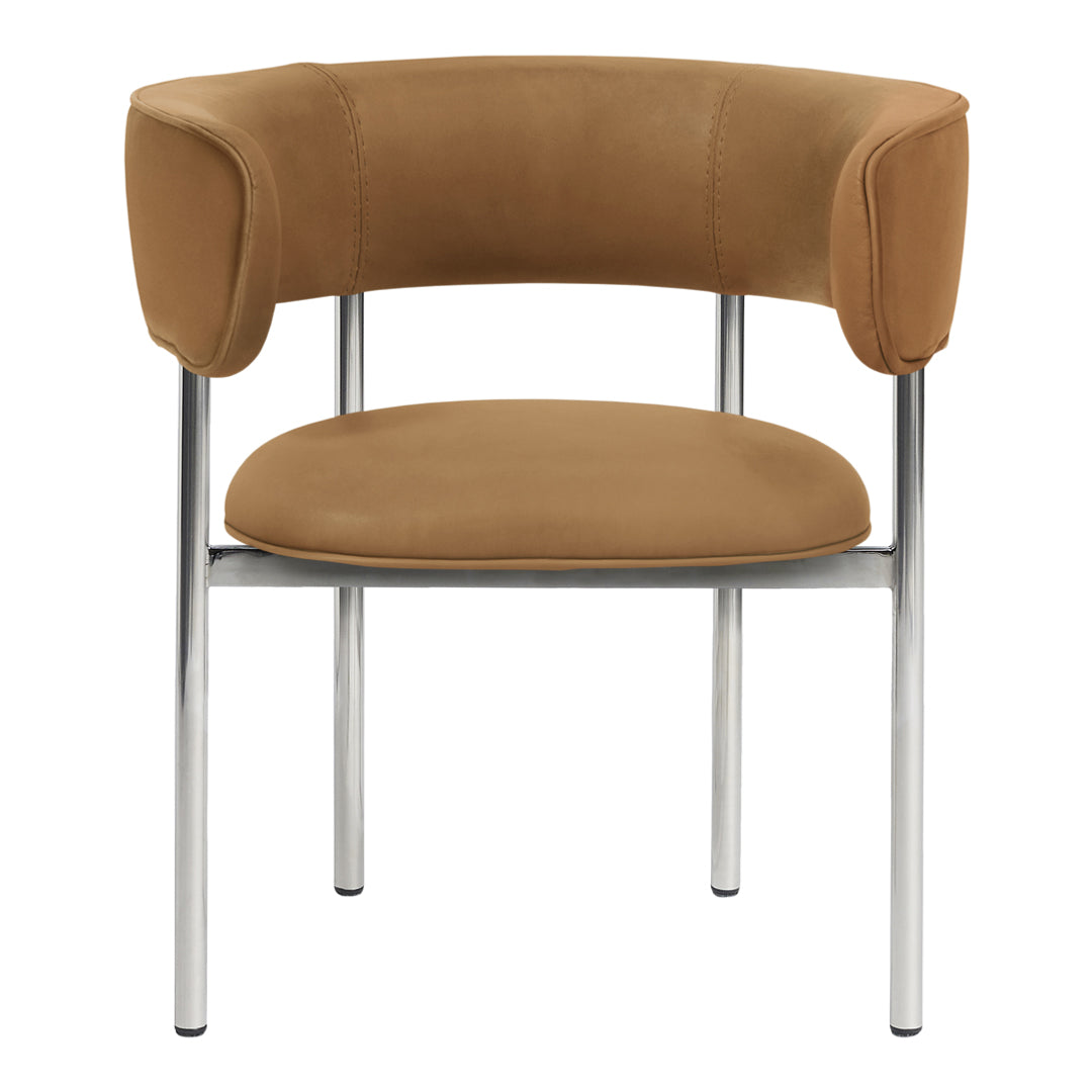 Modern Dining Armchair - Comfortable Upholstered Seat with Wooden Legs for Kitchen, Dining Room, or Breakfast Nook - Perfect for Family Gatherings & Entertaining Guests