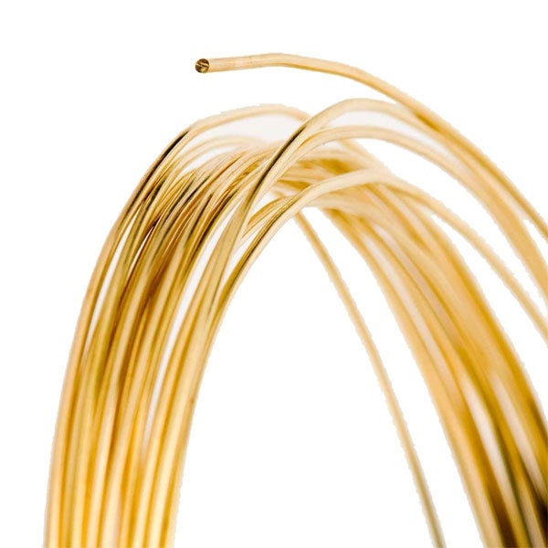 14K Solid Gold Wire - White, Yellow, Rose & Green Gold Dead Soft Round Wire (12-24 Gauge) for Jewelry Making, Wire Wrapping, DIY Crafts & Fine Jewelry - Perfect for Rings, Necklaces & Bracelets