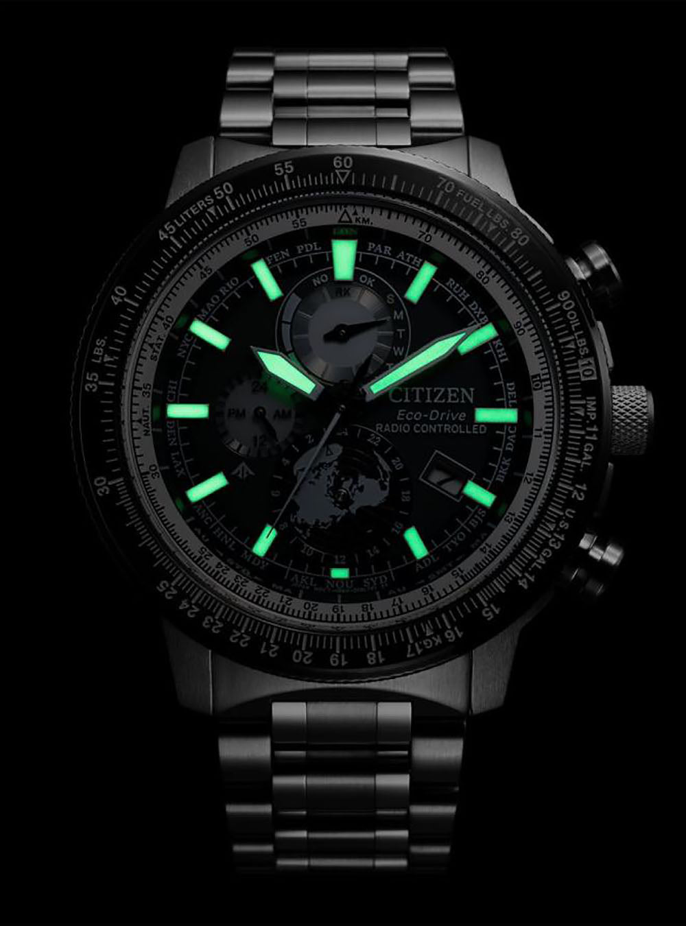 CITIZEN PROMASTER SKY Eco-Drive GEO TREKKER BY3006-53H Men's Solar-Powered Watch with Japan Movement - Perfect for Outdoor Adventures, Hiking, and Travel