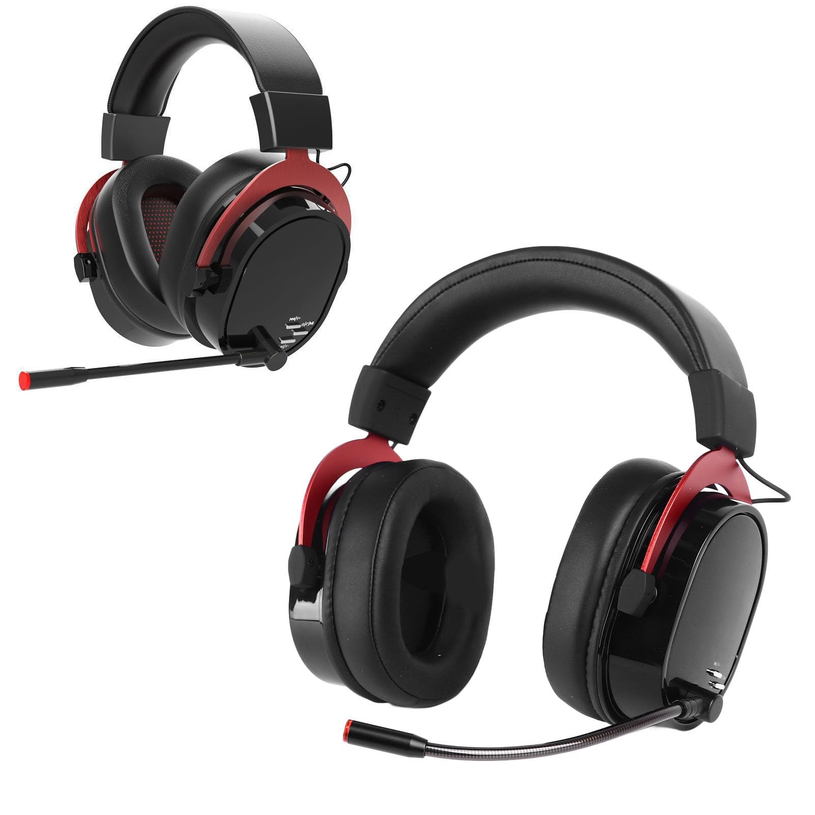 Annadue Wired & Wireless Gaming Headset with Noise Cancelling Mic - Stereo Bluetooth Computer Headphones for PC, Laptop - Perfect for Gaming, Streaming & Online Meetings