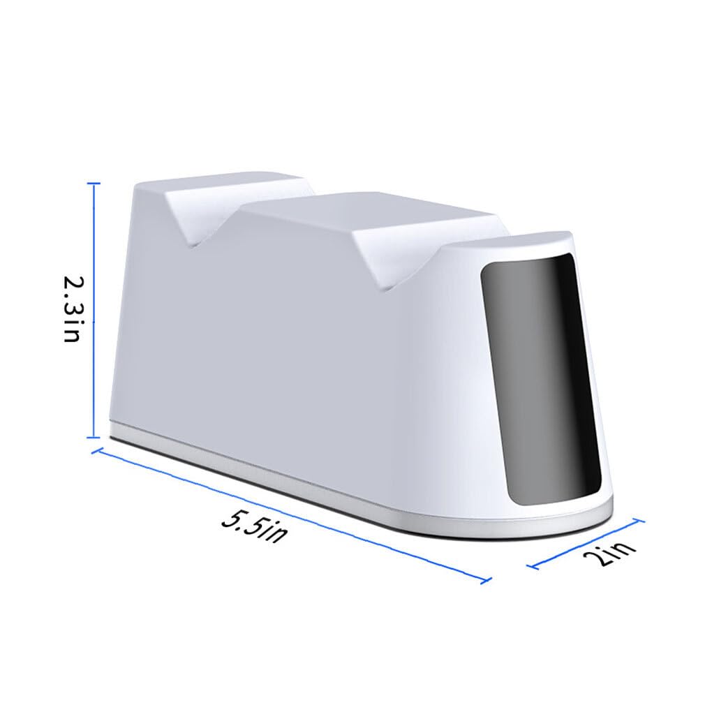 PS5 Controller Charger Stand - Compact & Portable DualSense Charging Dock with ABS Material | Perfect for Gaming Setup & Travel Accessories