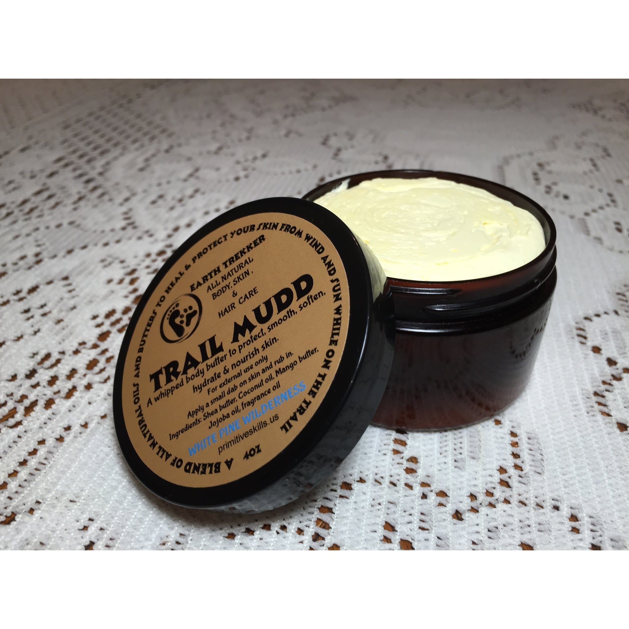 Trail Mudd Skin Lotion - Moisturizing & Protective Outdoor Lotion for Hiking, Camping & Adventure - Natural Skin Care for Dry & Rough Skin