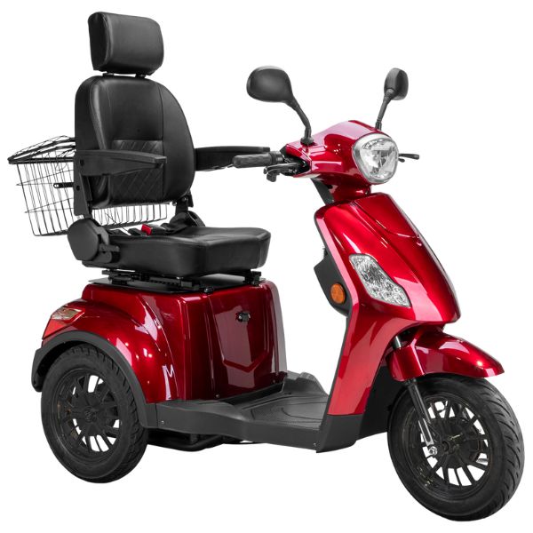Bespoke Legacy Full Size 3 Wheel Mobility Scooter for Adults - Lightweight Electric Scooter with Long Battery Life - Perfect for Outdoor, Shopping & Travel